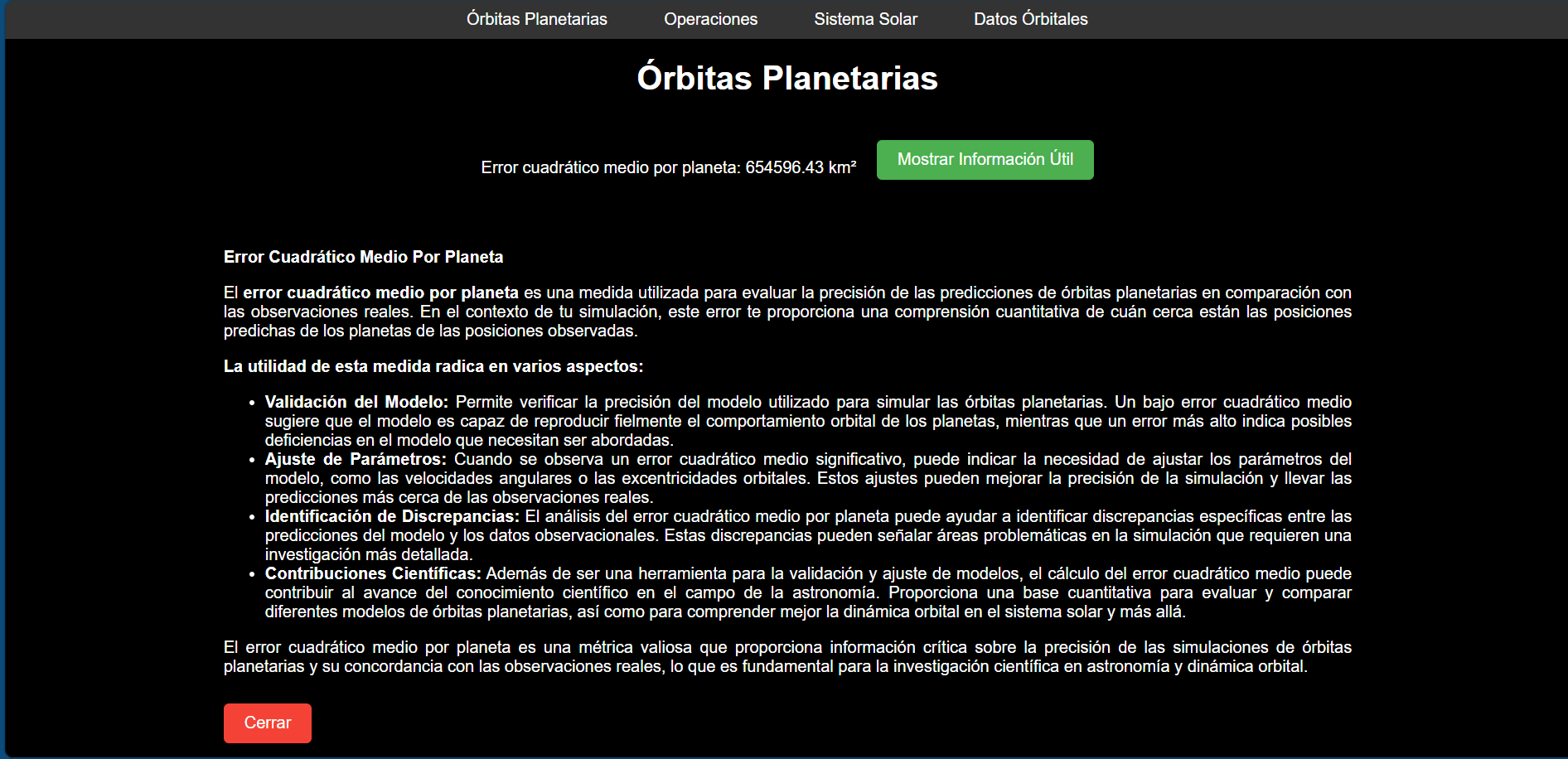 Información útil