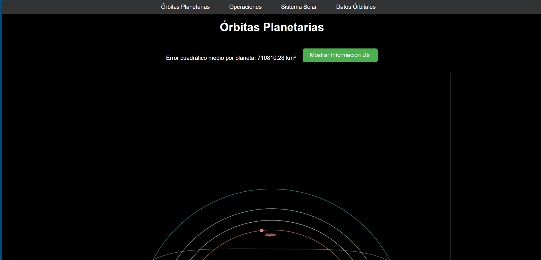 Pantalla de inicio